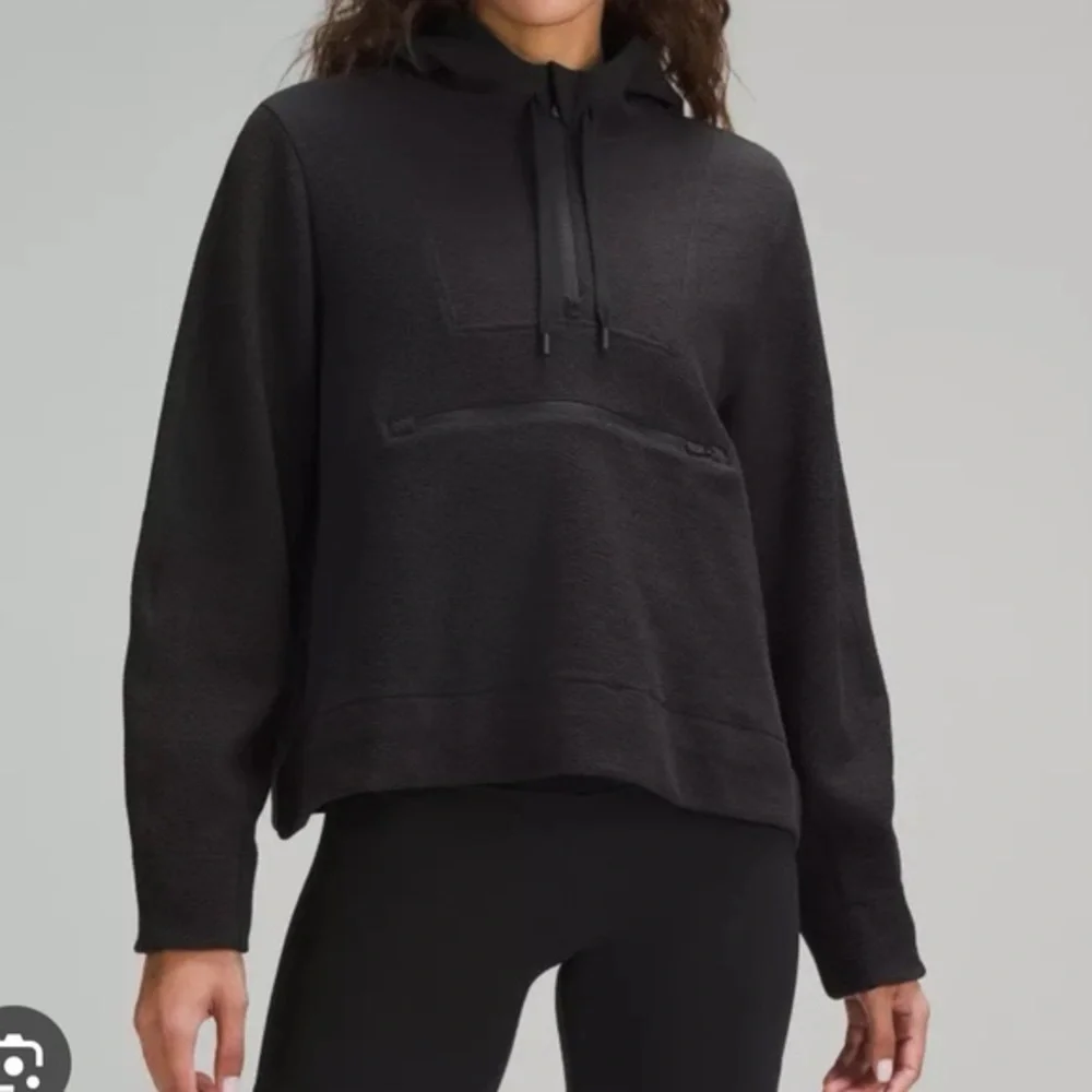 lululemon athletica Scuba Textured Charcoal Hoodie